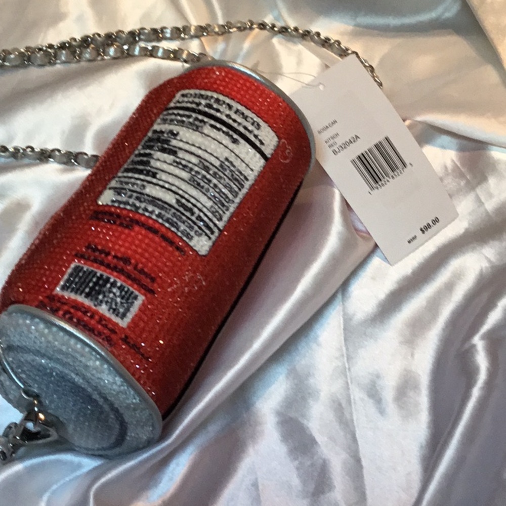 COPY - BETSEY JOHNSON KITSCH COLA RHINESTONE CROSSBODY - Picture 5 of 7